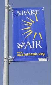 Spare the Air banner