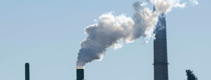 Refinery stacks
