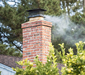 Chimney with smoke