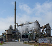 Chemtrade facility with smokestack