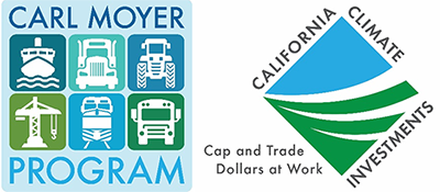Logos for Carl Moyer Program and California Climate Investments